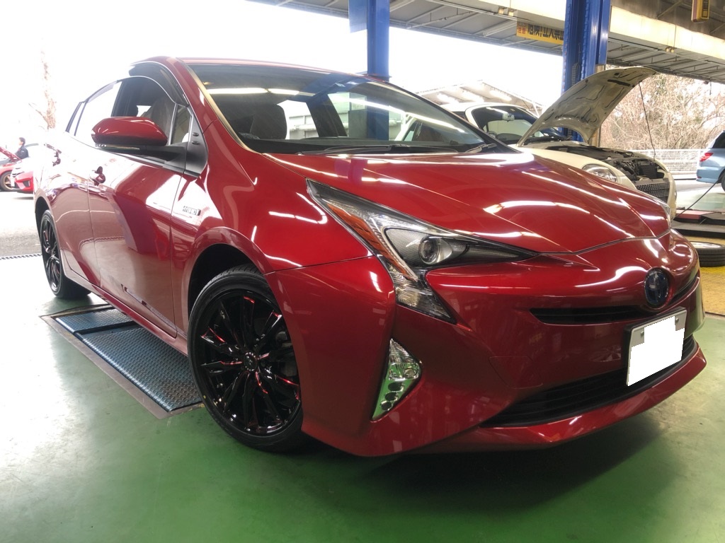 50 プリウスにタイヤ アルミセットを取り付けました オートバックス東戸塚 50 プリウスにタイヤ アルミセットを取り付けました オートバックス東戸塚