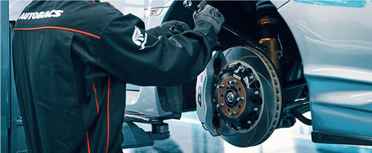 オートバックス車高調取付