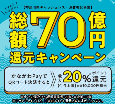 かながわPay_総額70億円還元キャンペーン