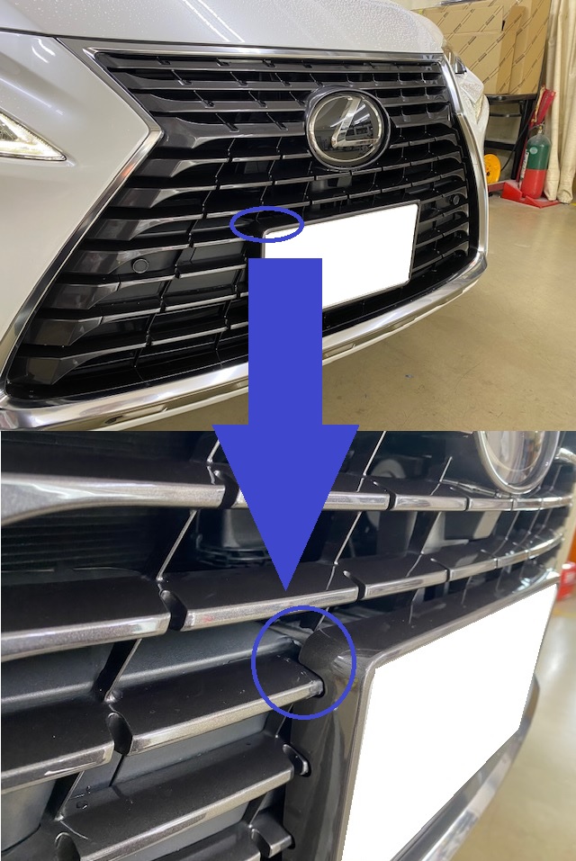 LEXUS NX300 スピンドルグリル交換実施！ – オートバックス環4泉