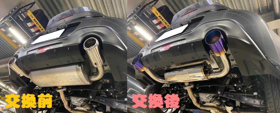 軽量化と耐久性を両立！TOYOTA GR86【ZN8】SARD 2本出しマフラー装着 